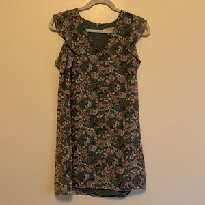 Loft floral shirt dress